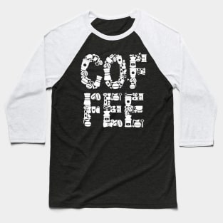 Coffee collage Baseball T-Shirt